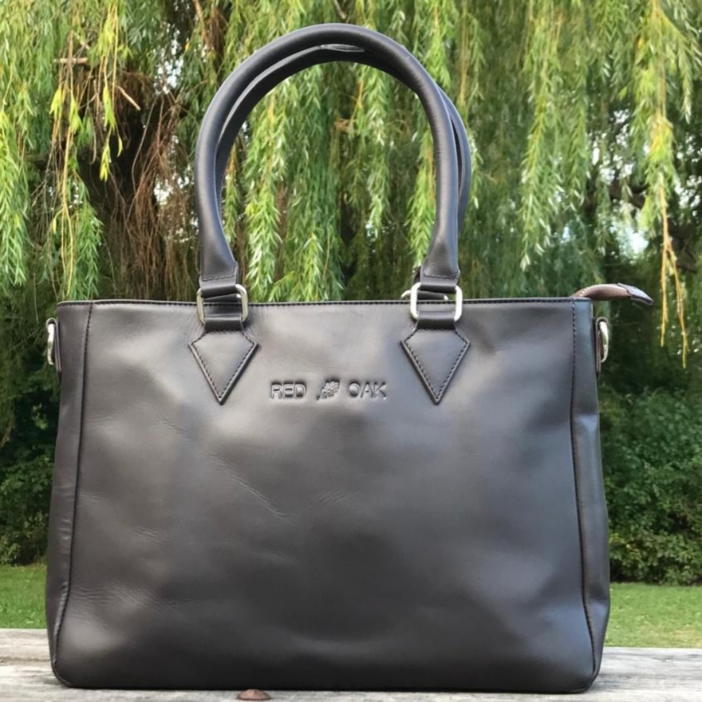Leather Tote, women's tote bag - Picture 3 of 13